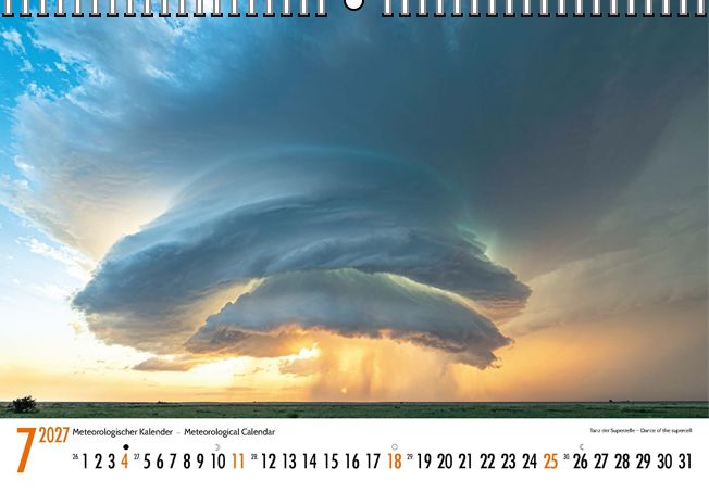 Weitere Ansicht: Meteorologischer Kalender 2027 Meteorological Calendar