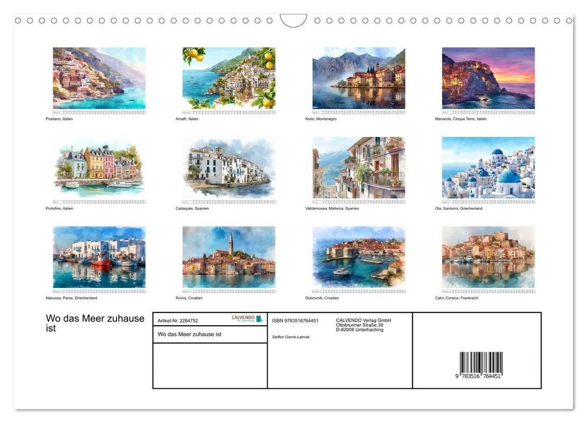 Weitere Ansicht: Wo das Meer zuhause ist (Wandkalender 2027 DIN A3 quer), CALVENDO Monatskalender | Calvendo, Steffen Gierok-Latniak