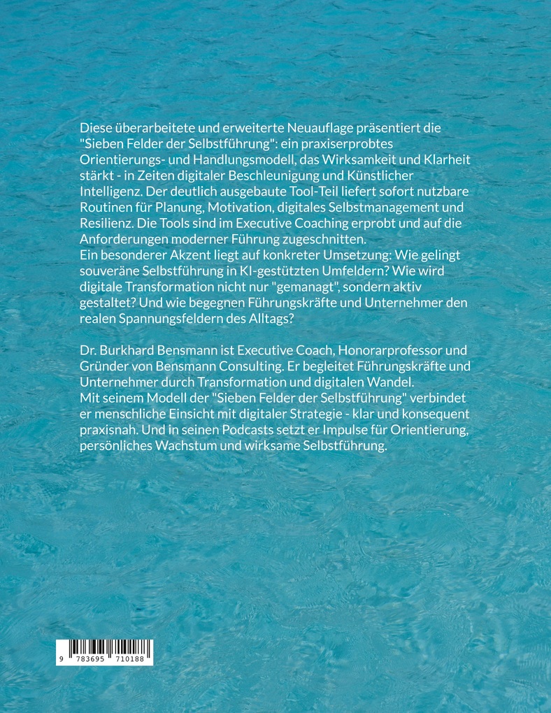 Weitere Ansicht: Wirksam handeln durch Selbstführung | Burkhard Bensmann