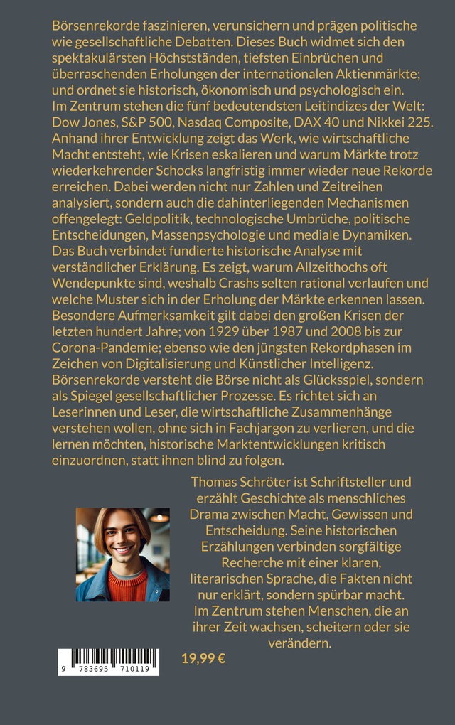 Weitere Ansicht: Börsenrekorde Aufstieg, Absturz und Erholung der Märkte | Thomas Schröter