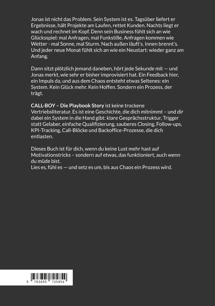 Weitere Ansicht: Call-Boy Die Playbook Story | Drazen Pejkovic