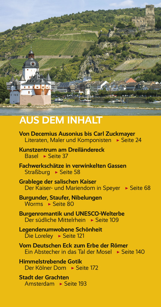 Weitere Ansicht: TRESCHER Reiseführer Flusskreuzfahrten Rhein | Annette Lorenz
