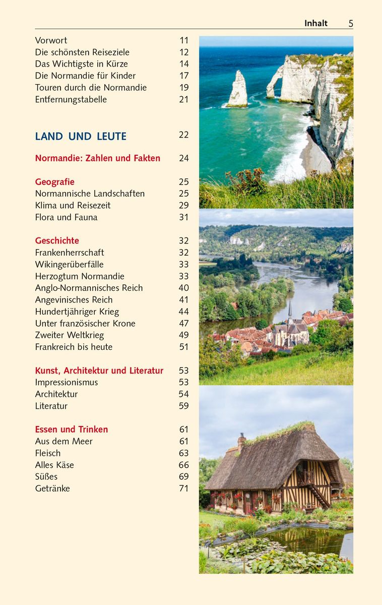 Weitere Ansicht: TRESCHER Reiseführer Normandie | Heike Bentheimer