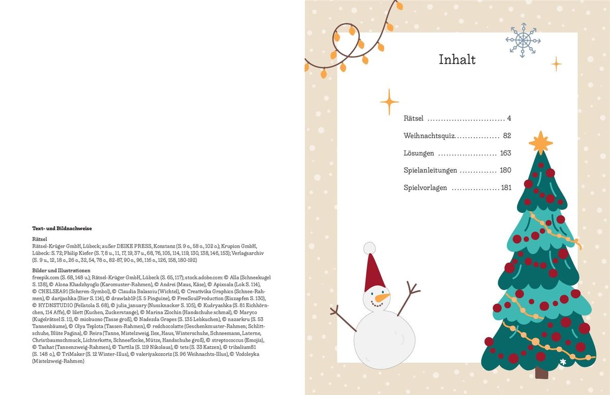 Weitere Ansicht: Rätsel für die Weihnachtszeit I Rätselbuch für Erwachsene