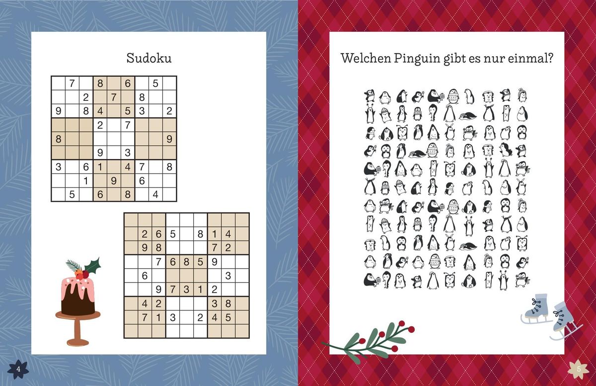 Weitere Ansicht: Rätsel für die Weihnachtszeit I Rätselbuch für Erwachsene