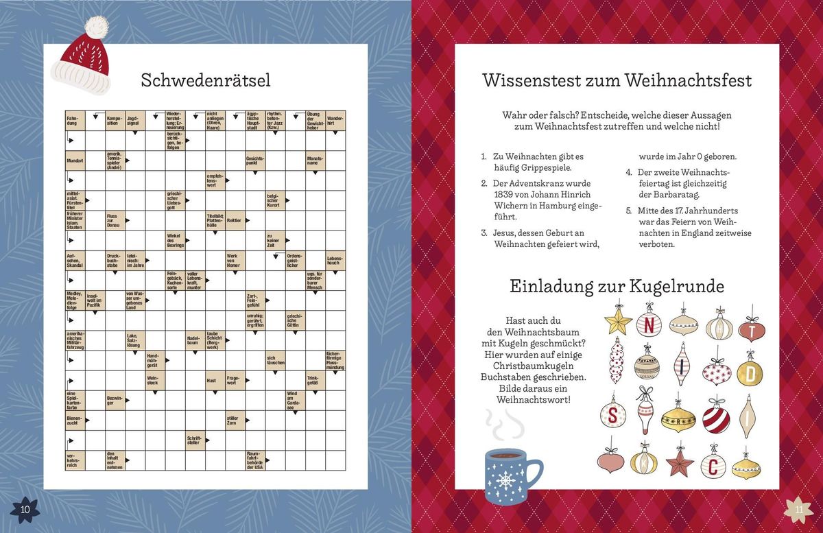 Weitere Ansicht: Rätsel für die Weihnachtszeit I Rätselbuch für Erwachsene