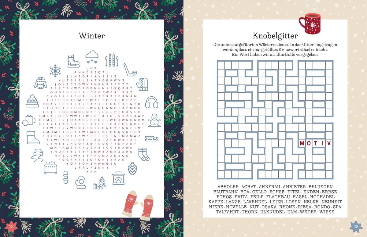 Weitere Ansicht: Rätsel für die Weihnachtszeit I Rätselbuch für Erwachsene