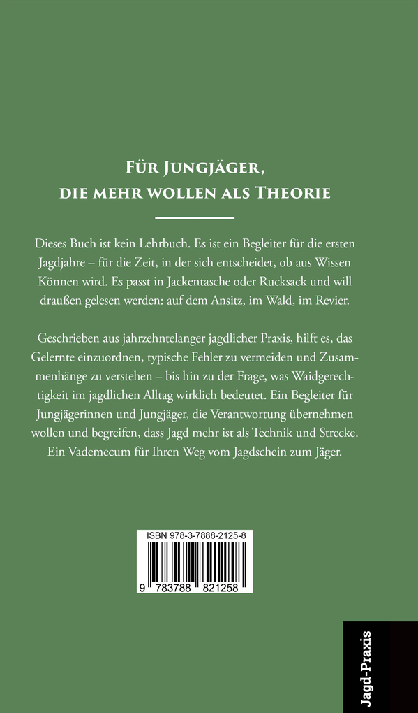 Weitere Ansicht: Das Jungjäger-Vademecum | Bertram Graf von Quadt
