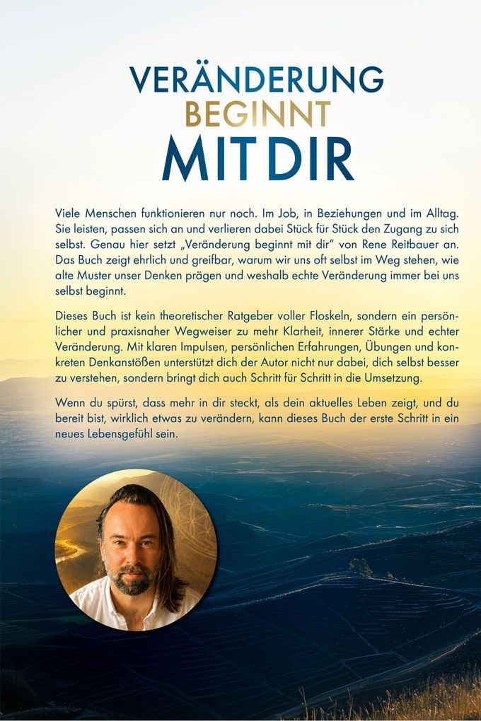 Weitere Ansicht: Veränderung beginnt mit dir | Rene Reitbauer