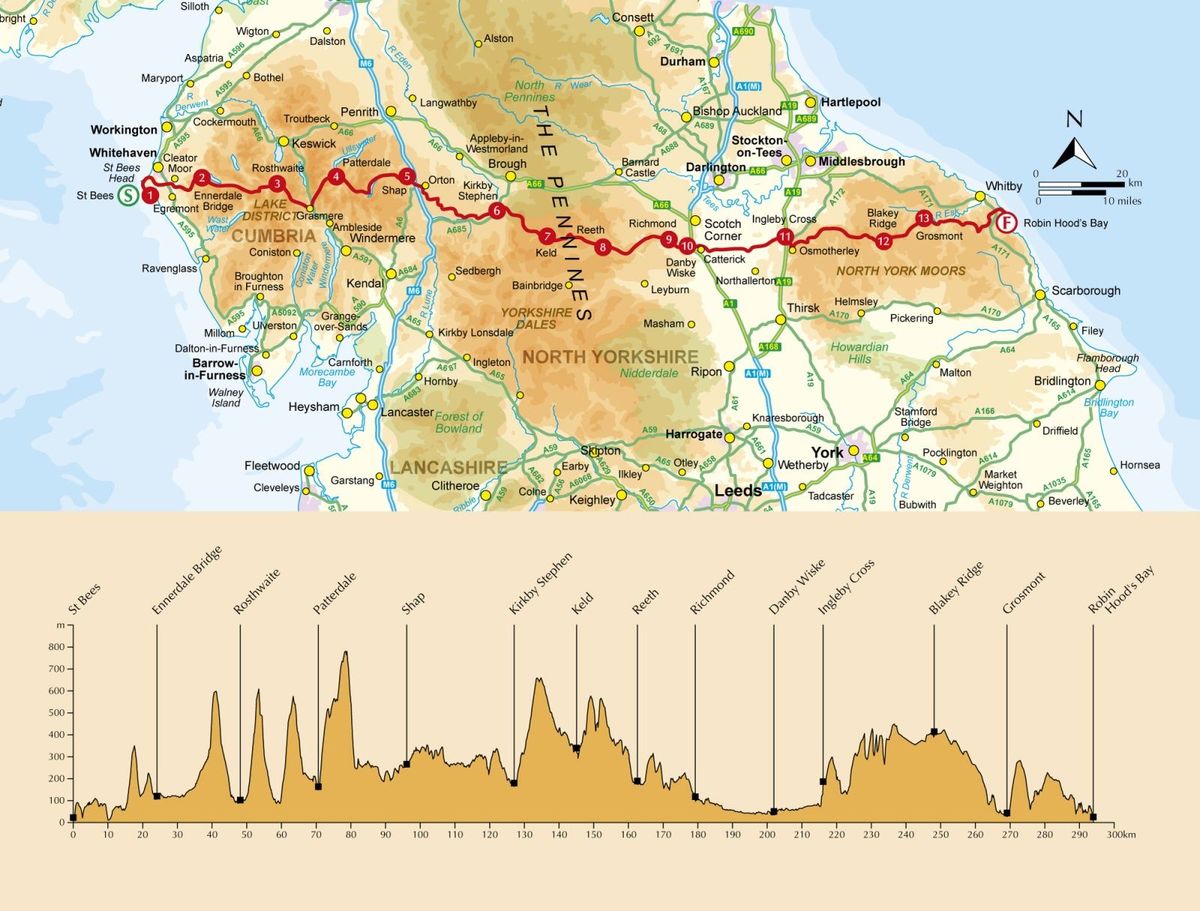 Weitere Ansicht: Walking the Coast to Coast Path | Terry Marsh