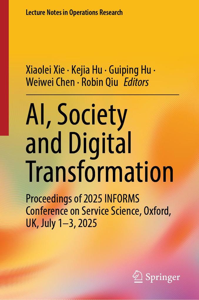 Produktbild: AI, Society and Digital Transformation