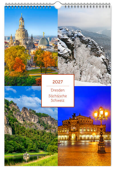 Produktbild: Kalender Dresden und Sächsische Schweiz 2027 | Peter Schubert