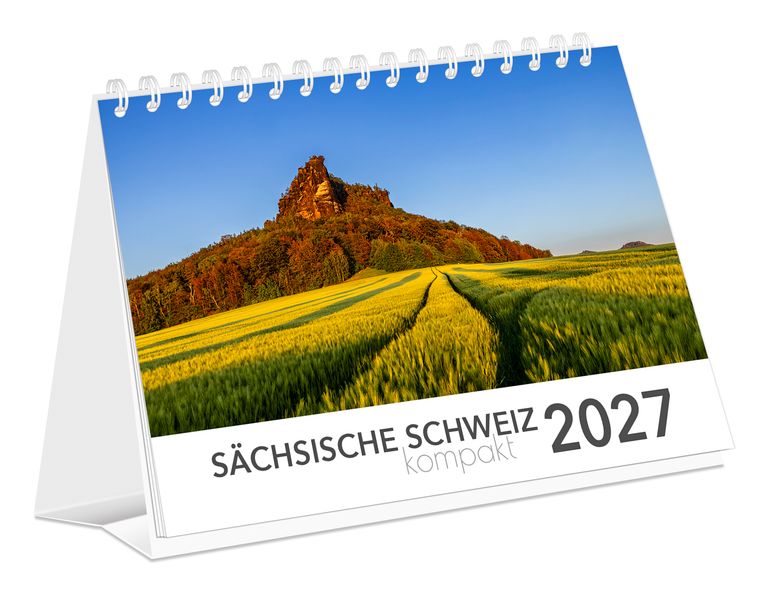 Produktbild: Kalender Sächsische Schweiz kompakt 2027 | Peter Schubert, K4 Verlag