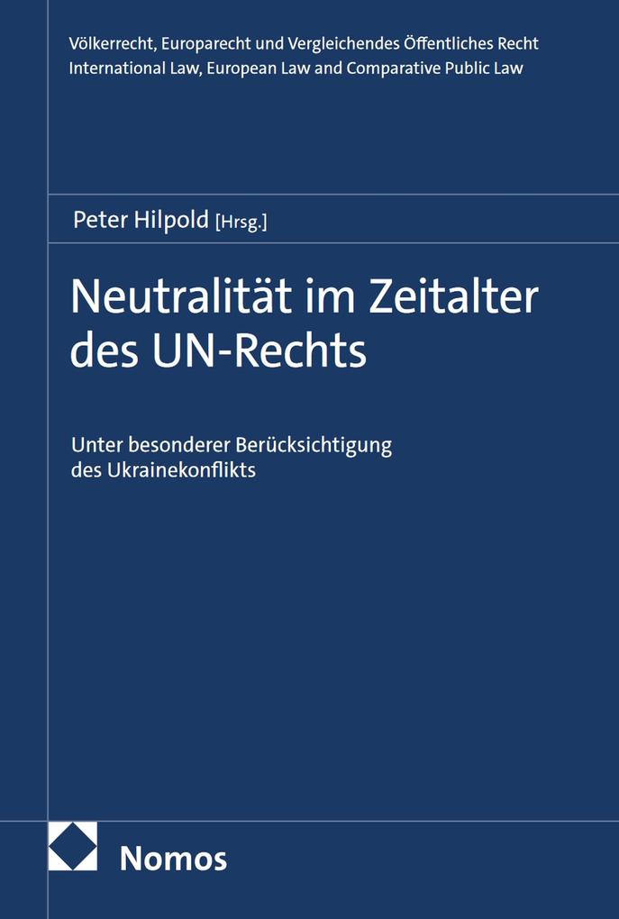 Produktbild: Neutralität im Zeitalter des UN-Rechts