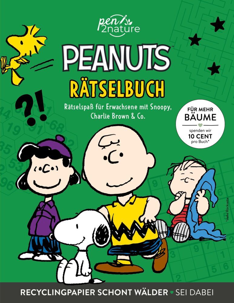 Produktbild: Peanuts Rätselbuch