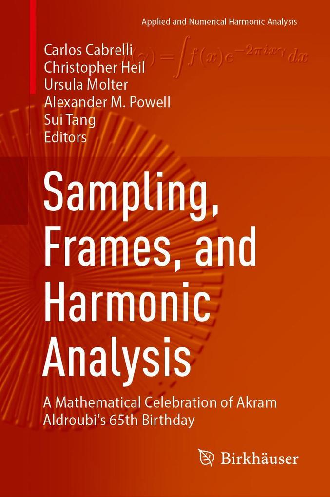 Produktbild: Sampling, Frames, and Harmonic Analysis