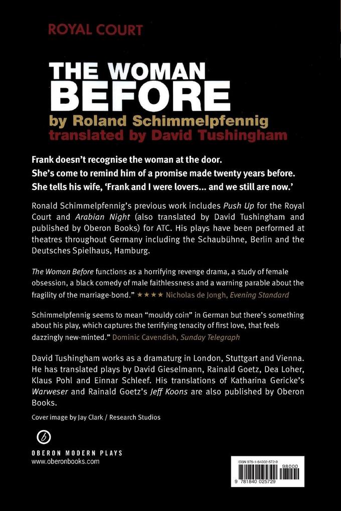 Weitere Ansicht: The Woman Before | Roland Schimmelpfennig