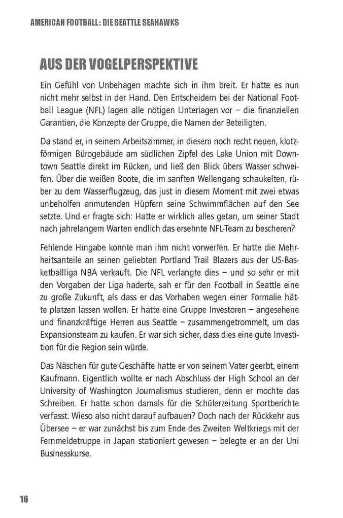 Weitere Ansicht: American Football: Die Seattle Seahawks | Maximilian Länge, Christian Detterbeck