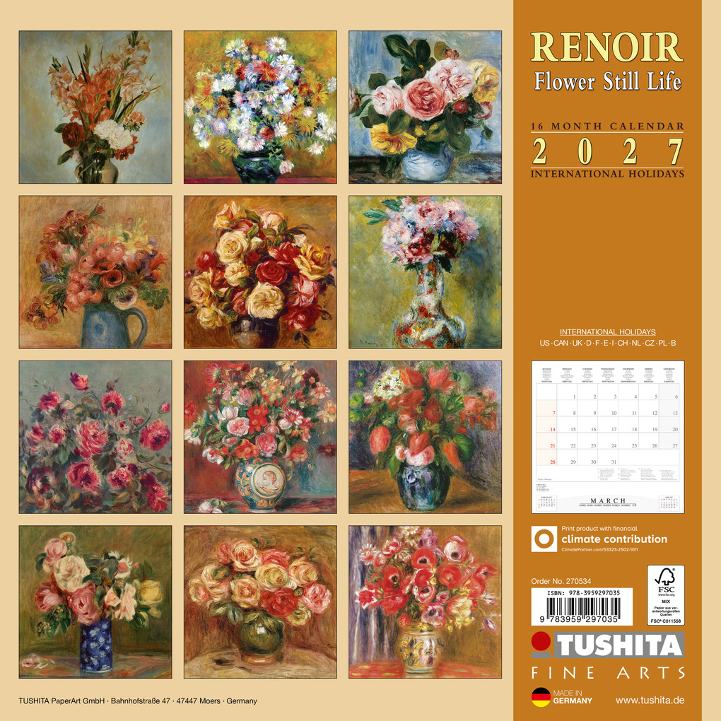Weitere Ansicht: Renoir - Flower Still Life 2027