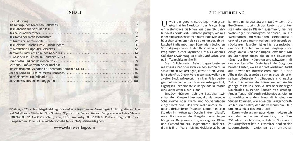 Weitere Ansicht: Das Goldene Gäßchen zu Prag | Harald Salfellner