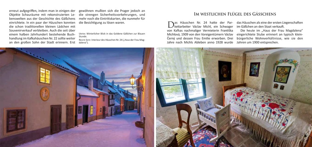 Weitere Ansicht: Das Goldene Gäßchen zu Prag | Harald Salfellner