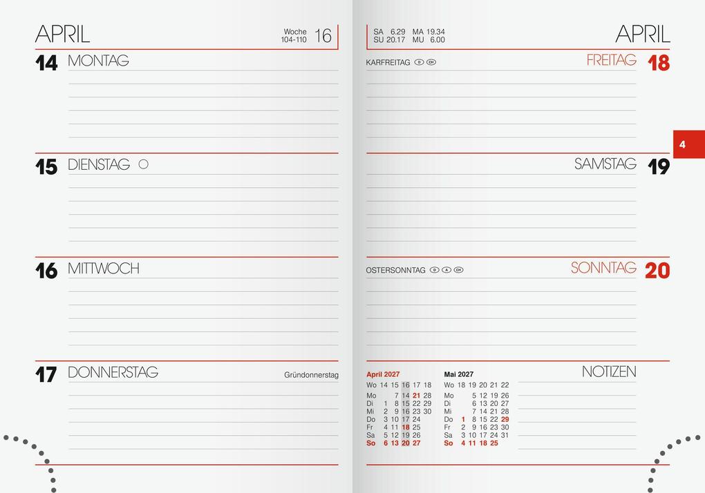 Weitere Ansicht: BRUNNEN 1073115017 Taschenkalender Mod. 731 2027 "Tropical" A6, Karton