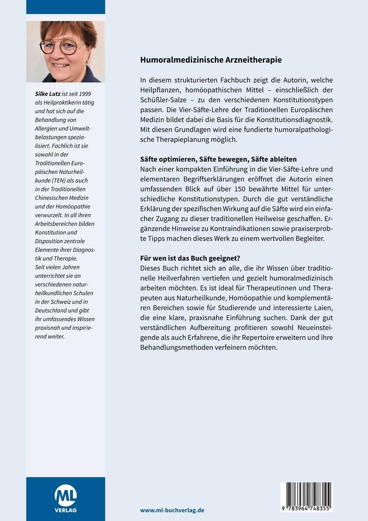 Weitere Ansicht: Arzneitherapie nach Konstitutionen | Silke Lutz