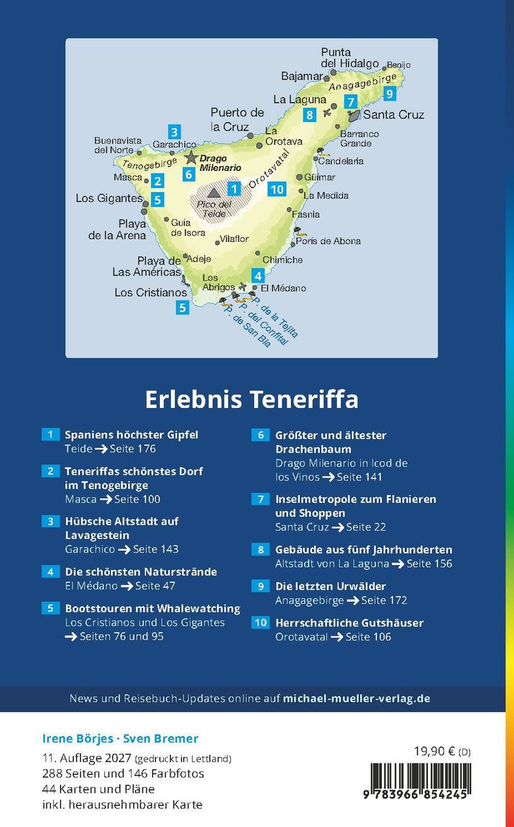Weitere Ansicht: MICHAEL MÜLLER Reiseführer Teneriffa | Irene Börjes, Sven Bremer