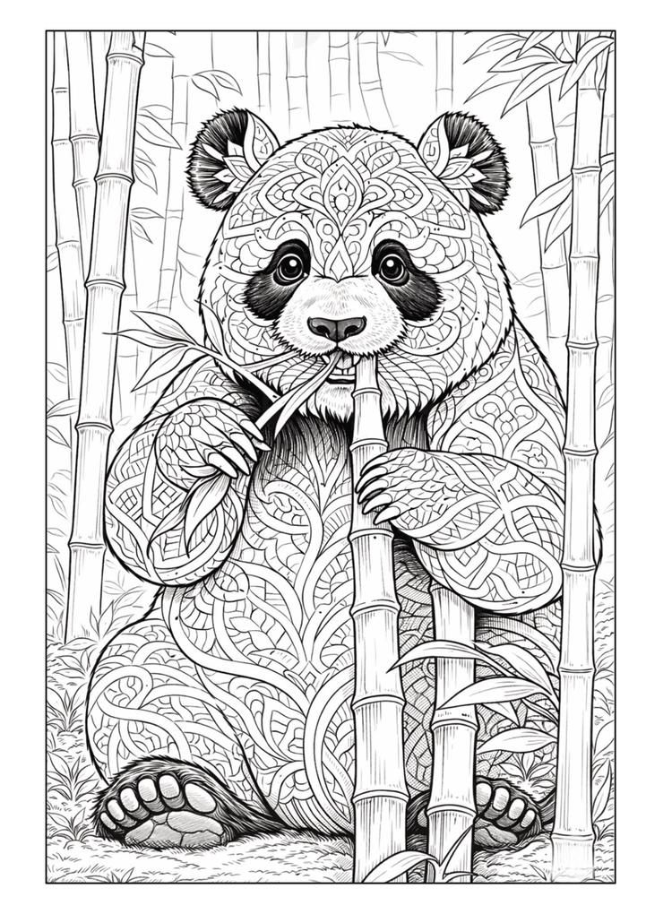 Weitere Ansicht: Mandala Tiere Malbuch für Erwachsene mit 50 schönen Ausmalmotiven | Josef Mickey Müller