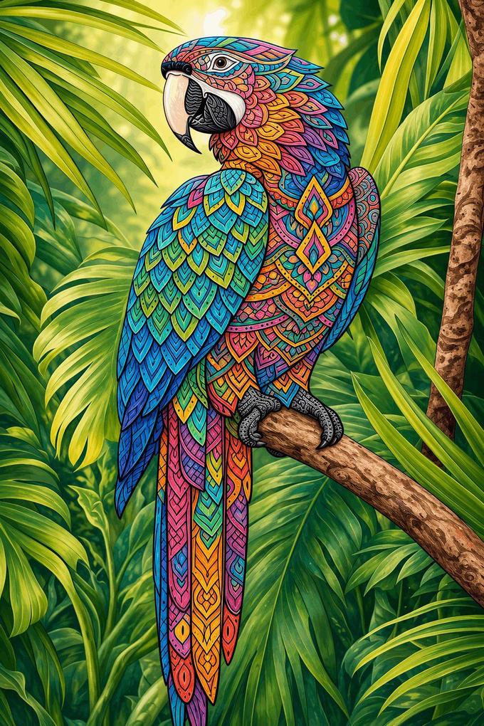 Weitere Ansicht: Mandala Tiere Malbuch für Erwachsene mit 50 schönen Ausmalmotiven | Josef Mickey Müller