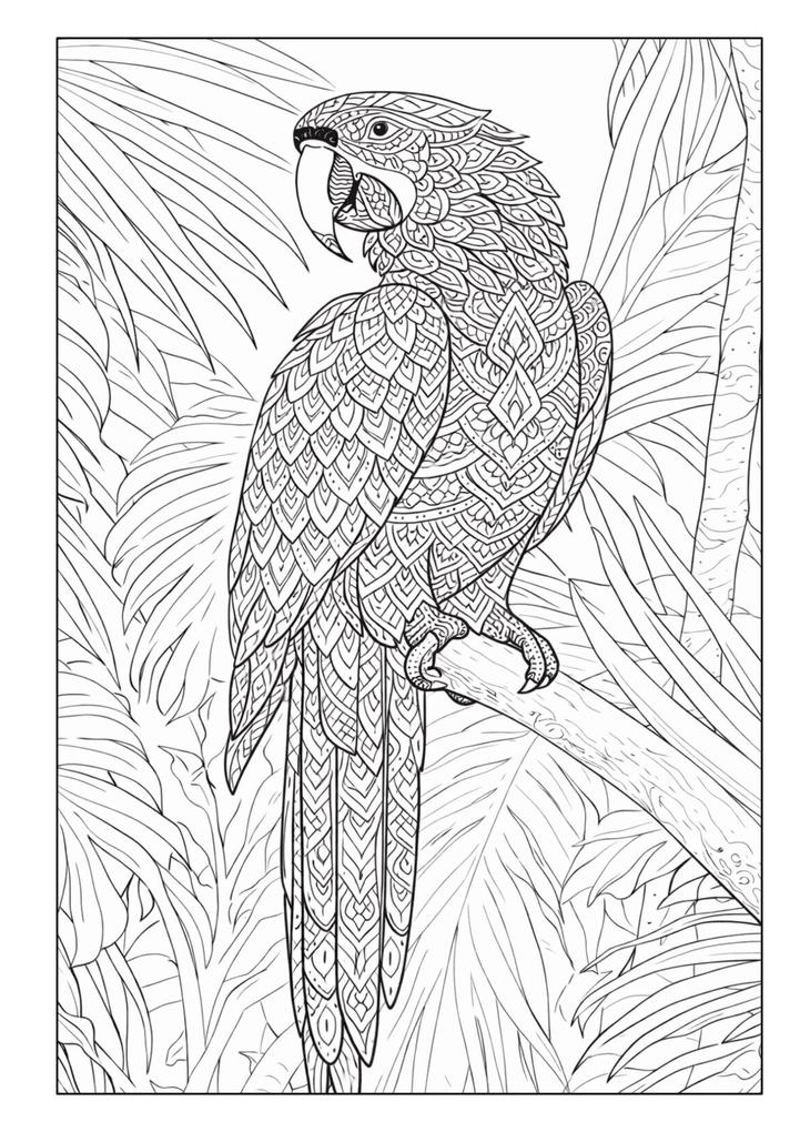 Weitere Ansicht: Mandala Tiere Malbuch für Erwachsene mit 50 schönen Ausmalmotiven | Josef Mickey Müller