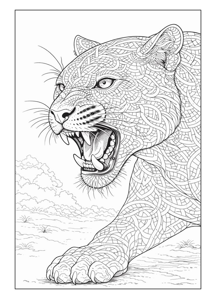 Weitere Ansicht: Mandala Tiere Malbuch für Erwachsene mit 50 schönen Ausmalmotiven | Josef Mickey Müller