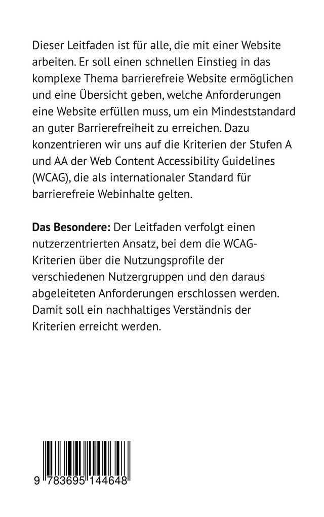 Weitere Ansicht: Barrierefreie Website nach WCAG 2.2 | Nils Dardemann