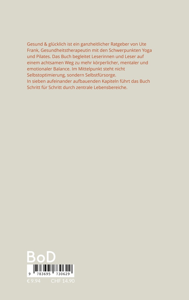 Weitere Ansicht: Gesund & glücklich | Ute Frank