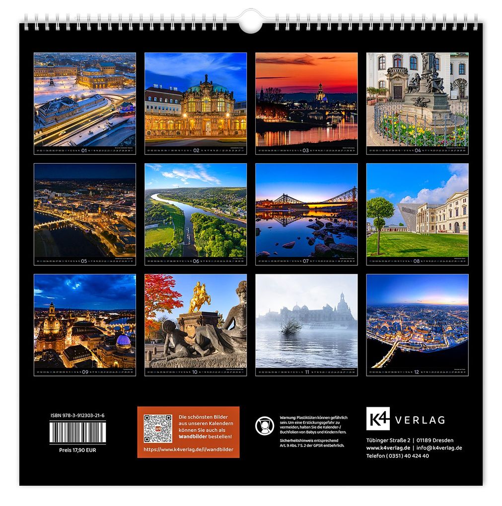 Weitere Ansicht: Kalender Stimmungsvolles Dresden 2027 | Peter Schubert
