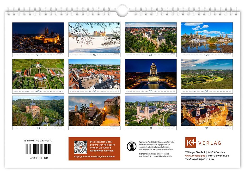 Weitere Ansicht: Kalender Sachsen 2027 | Peter Schubert