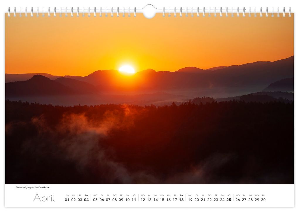 Weitere Ansicht: Kalender Sächsische Schweiz 2027 | Peter Schubert