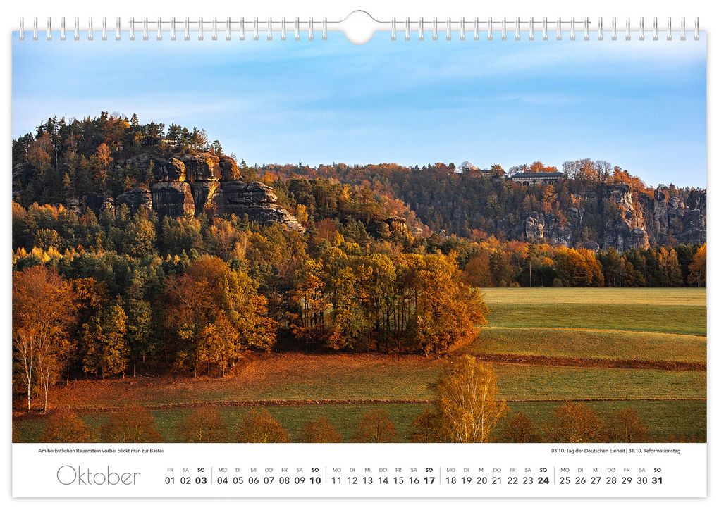Weitere Ansicht: Kalender Sächsische Schweiz 2027 | Peter Schubert
