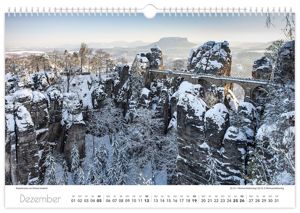 Weitere Ansicht: Kalender Sächsische Schweiz 2027 | Peter Schubert