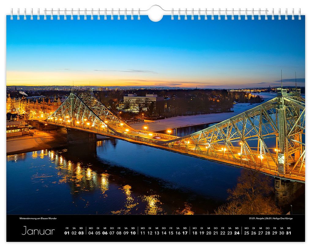 Weitere Ansicht: Kalender Dresden Elbflorenz 2027 | Peter Schubert
