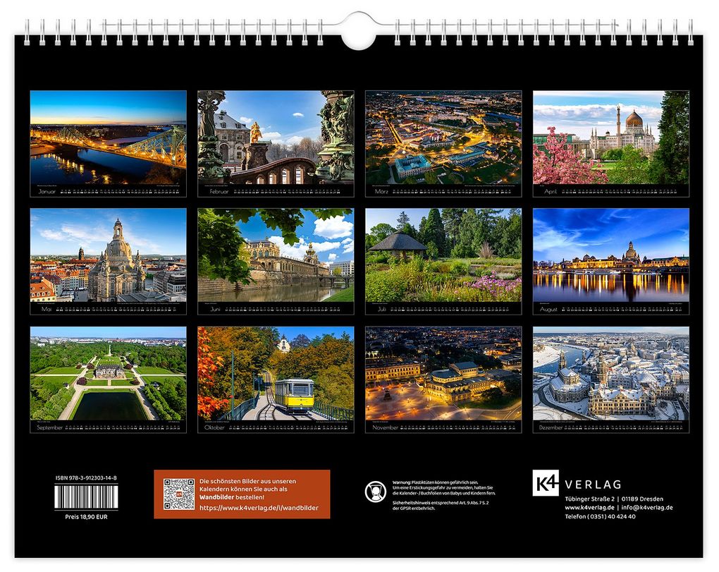 Weitere Ansicht: Kalender Dresden Elbflorenz 2027 | Peter Schubert