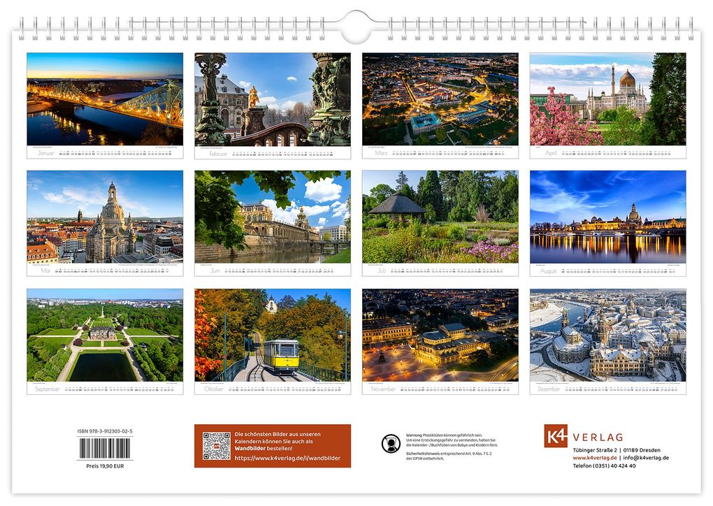 Weitere Ansicht: Kalender Dresden Elbflorenz 2027 | Peter Schubert