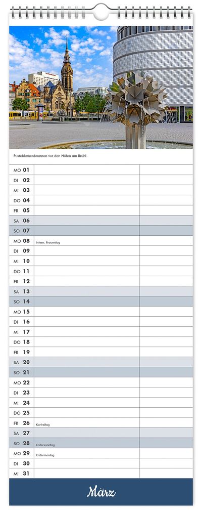 Weitere Ansicht: Küchenkalender Leipzig 2027 | Peter Schubert, K4 Verlag