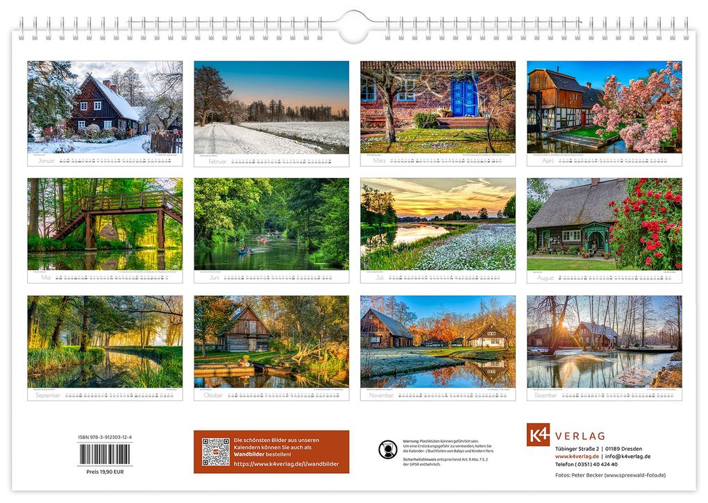 Weitere Ansicht: Kalender Spreewald 2027 | Peter Becker