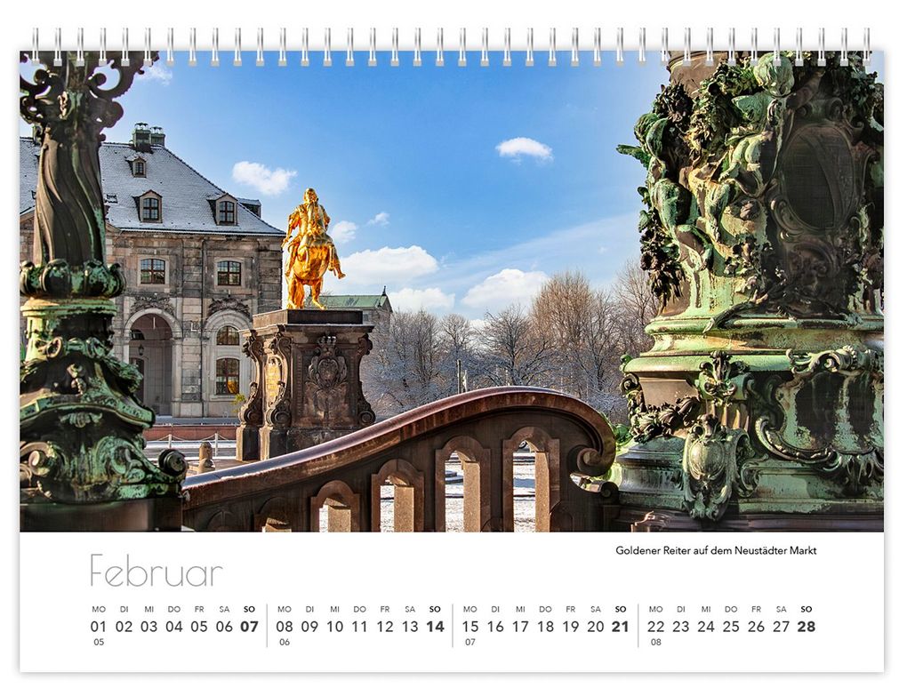 Weitere Ansicht: Kalender Dresden Elbflorenz kompakt 2027 | Peter Schubert, K4 Verlag