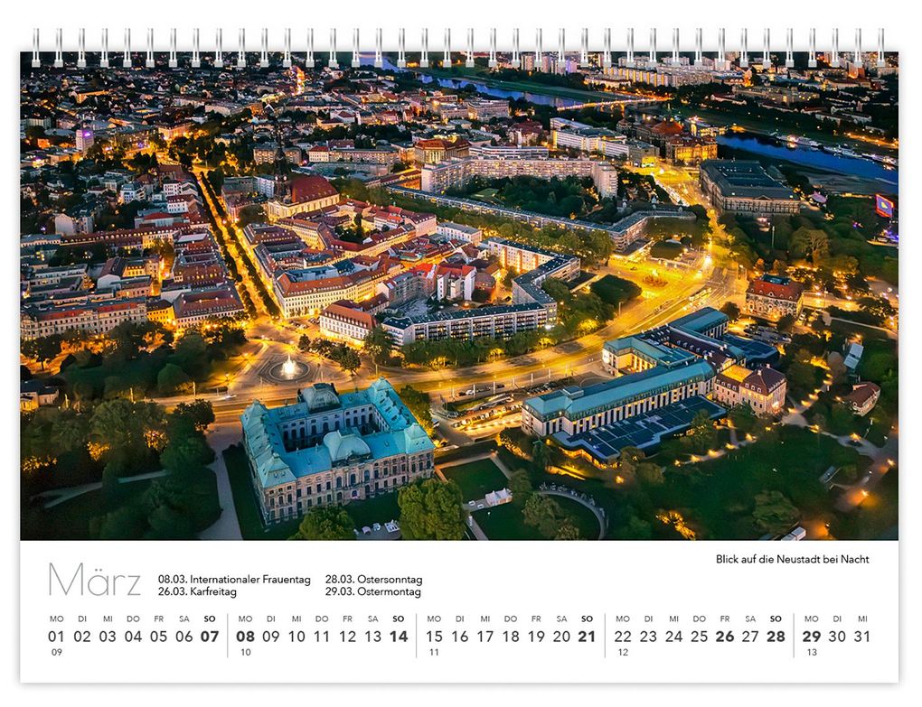 Weitere Ansicht: Kalender Dresden Elbflorenz kompakt 2027 | Peter Schubert, K4 Verlag