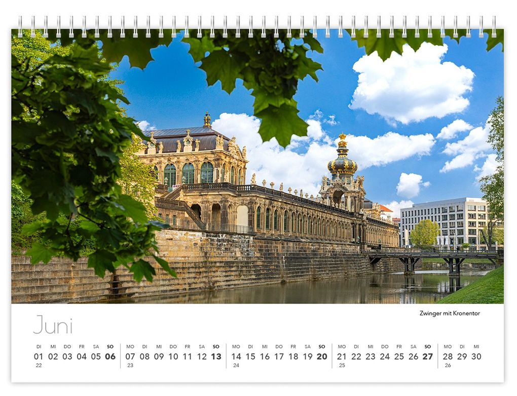 Weitere Ansicht: Kalender Dresden Elbflorenz kompakt 2027 | Peter Schubert, K4 Verlag