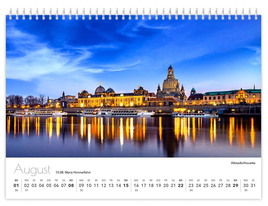 Weitere Ansicht: Kalender Dresden Elbflorenz kompakt 2027 | Peter Schubert, K4 Verlag