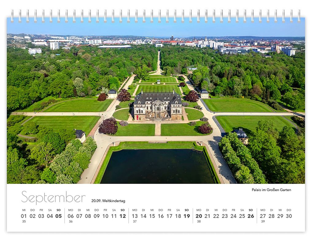 Weitere Ansicht: Kalender Dresden Elbflorenz kompakt 2027 | Peter Schubert, K4 Verlag