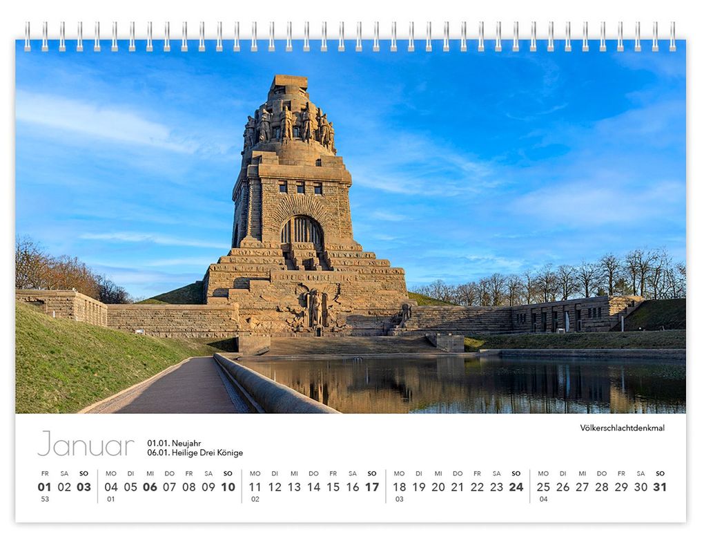 Weitere Ansicht: Kalender Leipzig kompakt 2027 | Peter Schubert, K4 Verlag